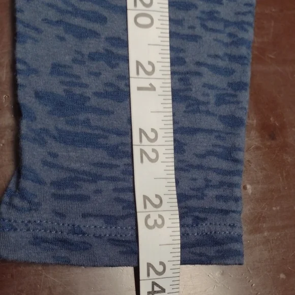 Blue and White Y2K Graphic Blouse with Ornate Design - Picture 5 of 8